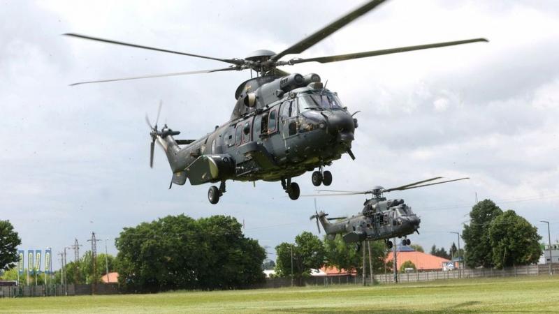 Figyelem! Katonai helikopterek özönlik el Heves határvonalát!