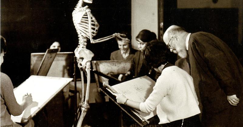 A Barcsay-életműkiállításon most egy különleges, 60 éve rejtőzködő monumentális alkotás is megtekinthető.